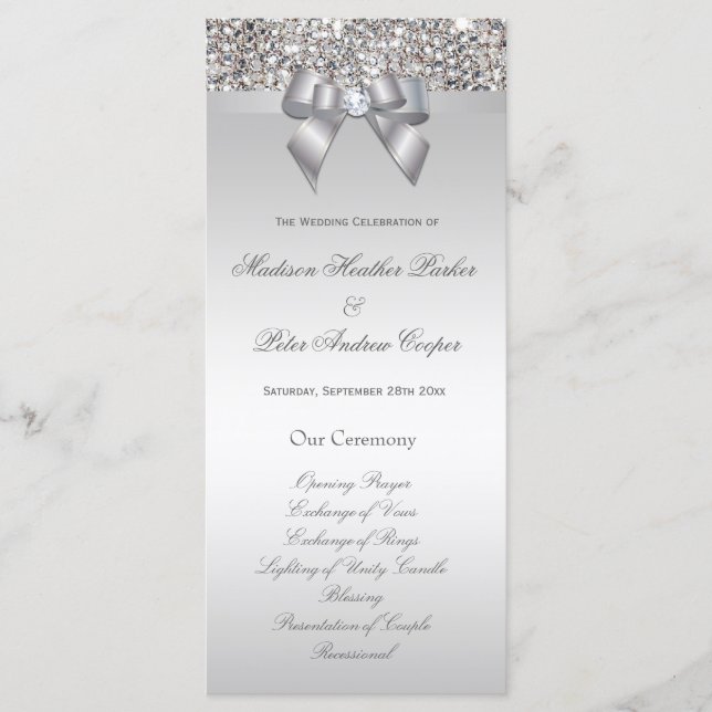 Programa de Bodas de Flauta Plata Secuaces (Anverso)