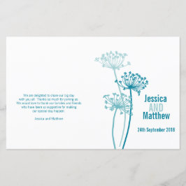 Programa de Bodas de Flor Moderna Crónica