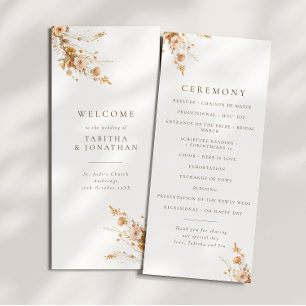 Programa de Bodas de Flores Silvestres Caídas y Na