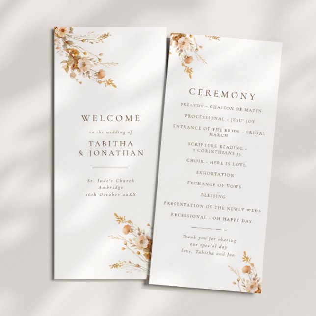 Programa de Bodas de Flores Silvestres Caídas y Na (Subido por el creador)