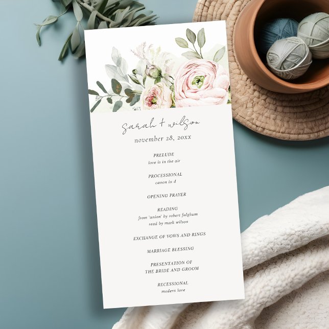 Programa de bodas de follaje Eucalyptus Peonies de (Subido por el creador)
