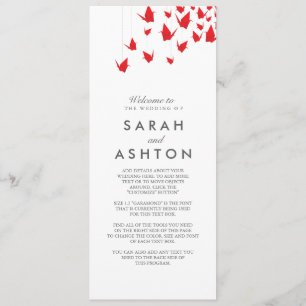 Programa de Bodas de Grúa Origami