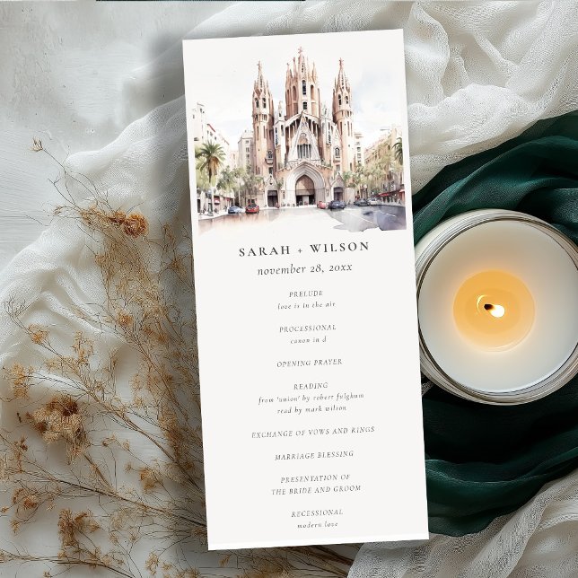 Programa de Bodas de la Catedral de Barcelona Espa (Subido por el creador)