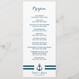 Programa de bodas de la Marina Náutica