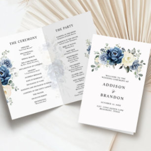 Programa de Bodas de Marfil de la Marina Azul Dust