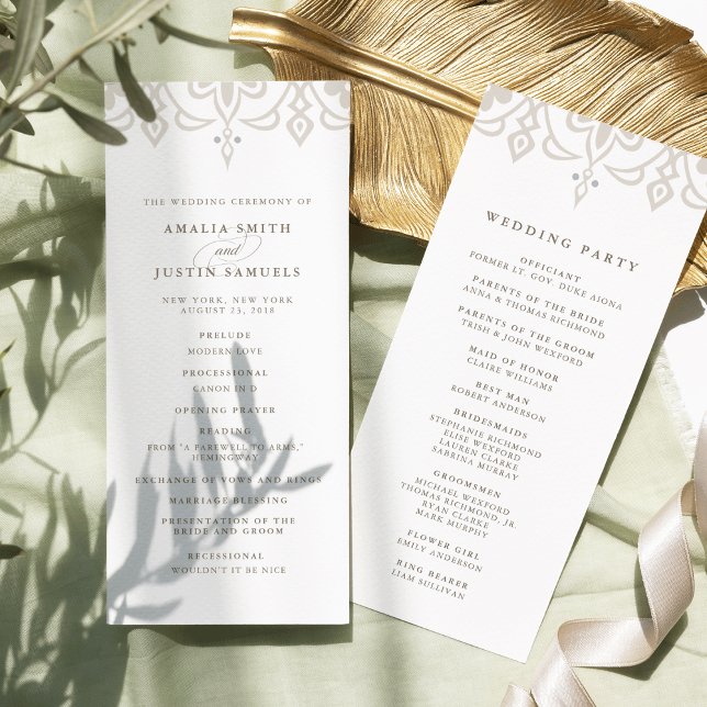 Programa de bodas de Marrakech | Linen Greige (Subido por el creador)