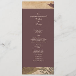 programa de bodas de moda de boho boho advenedizo