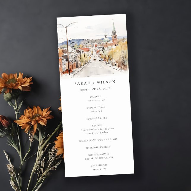 Programa de bodas de Montpelier City Scape Vermont (Subido por el creador)