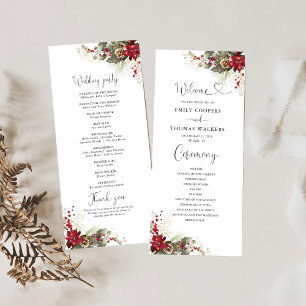 Programa de Bodas de navidades de la Poinsettia Ro
