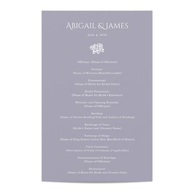 Programa de bodas de Norwich (Subido por el creador)