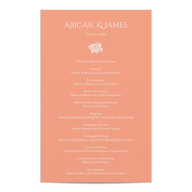 Programa de bodas de Norwich (Subido por el creador)