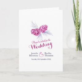 Programa de bodas de otoño en invierno de la marin