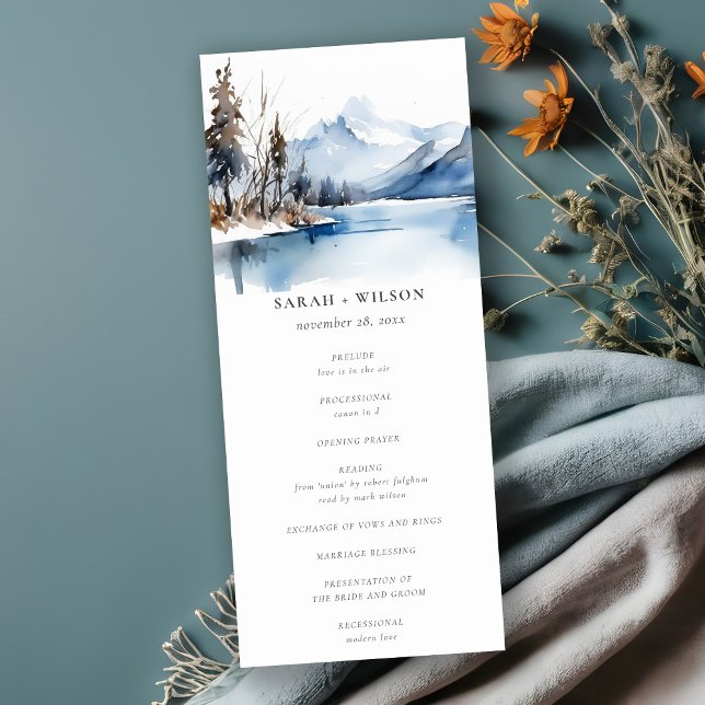 Programa de bodas de paisajes de invierno de Mount (Subido por el creador)