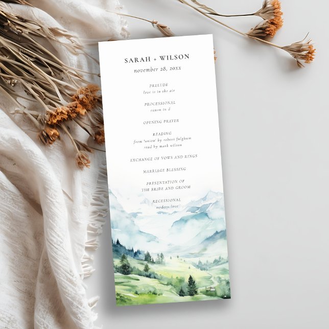 Programa de bodas de paisajes de montaña de nieve (Subido por el creador)