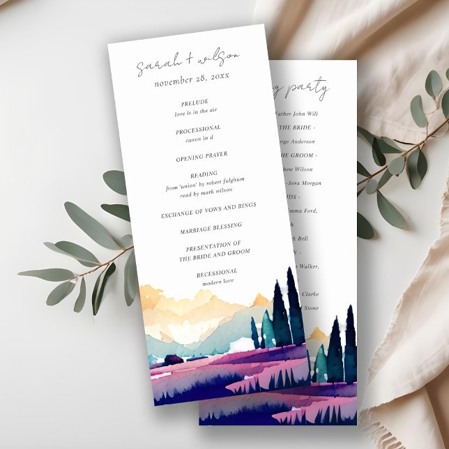Programa de bodas de paisajes en el campo de las m (Subido por el creador)