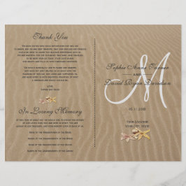 Programa de Bodas de Playa de Arena de moda y Star
