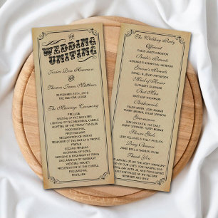 Programa de bodas de Steampunk en Victoria