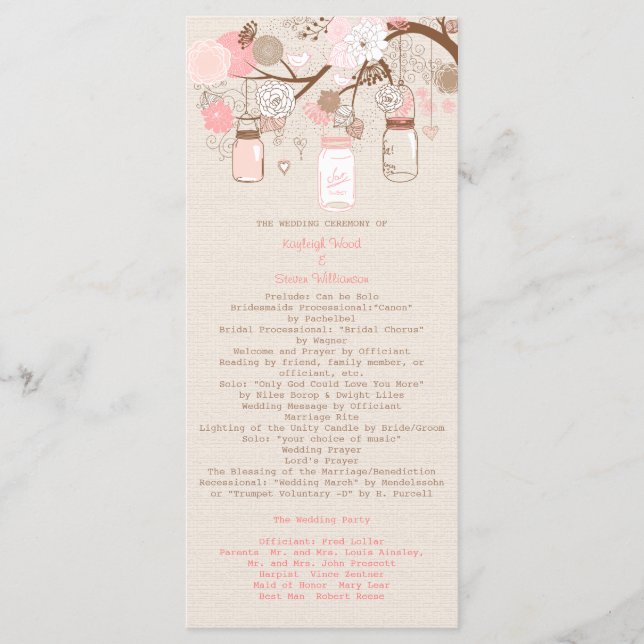 Programa de Bodas de Sueño de Verano (Anverso)