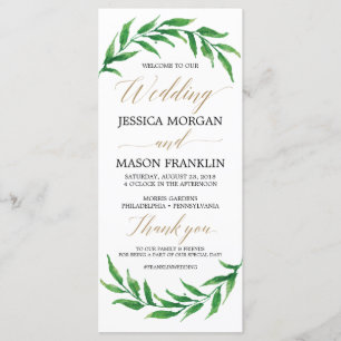 Programa de bodas de vegetación - Programa de cere