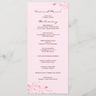 Programa de Bodas Decales con Flores Rosa