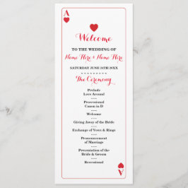 Programa de Bodas del Casino de Vegas Ace of Heart