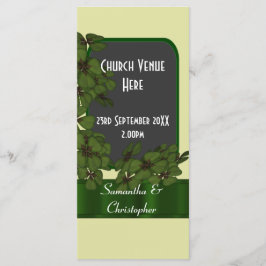 Programa de bodas del Chamrock Clover