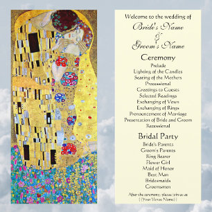Programa de bodas; El beso de Gustav Klimt