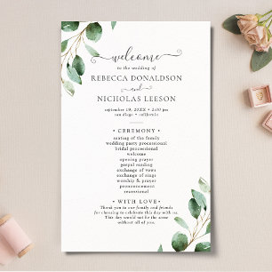 Programa de Bodas Elegantes para Eucalyptus Greene