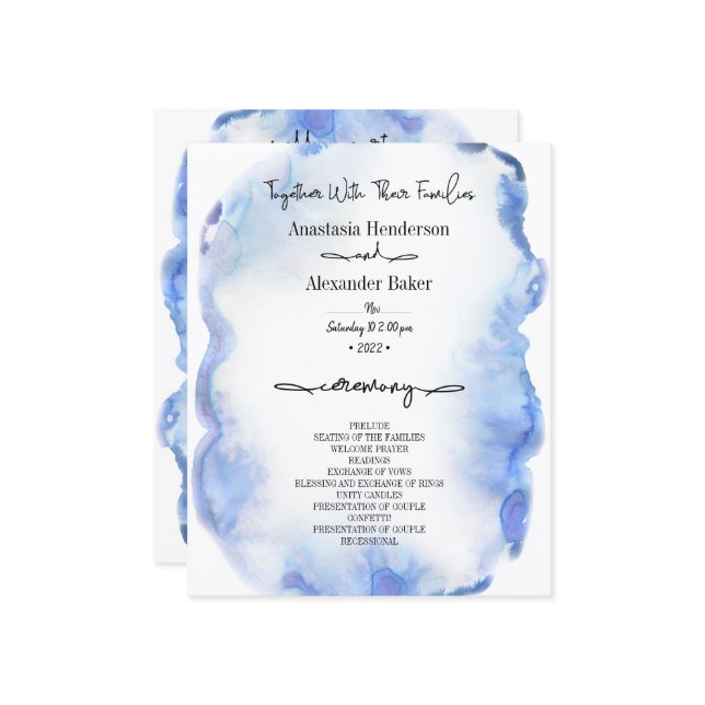 Programa de Bodas Elegantes/Presupuestarias. (Anverso/Reverso In Situ)