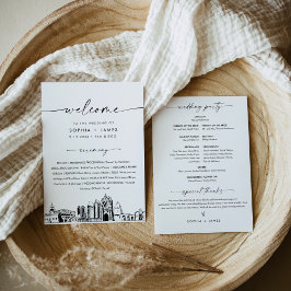 Programa de bodas en línea aérea San Diego 5x7 Tar