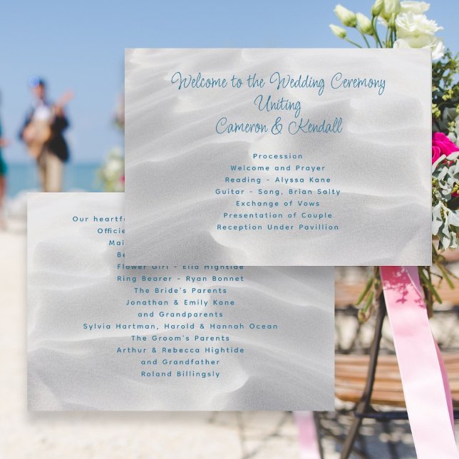 Programa de Bodas en Playa de Arena Blanca (Subido por el creador)