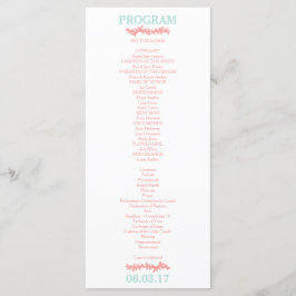 Programa de Bodas en Playa de Coral Heart Aqua