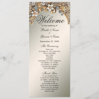 Programa de Bodas Florales Blancas de Oro Decorati