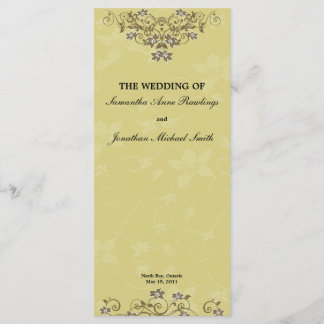 Programa de Bodas Florales con Lámpara de Oro