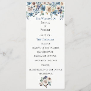 Programa de Bodas Florales Dusty Blue