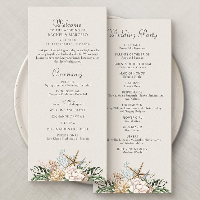 Programa de Bodas Florales en Aguas Marinas (Subido por el creador)