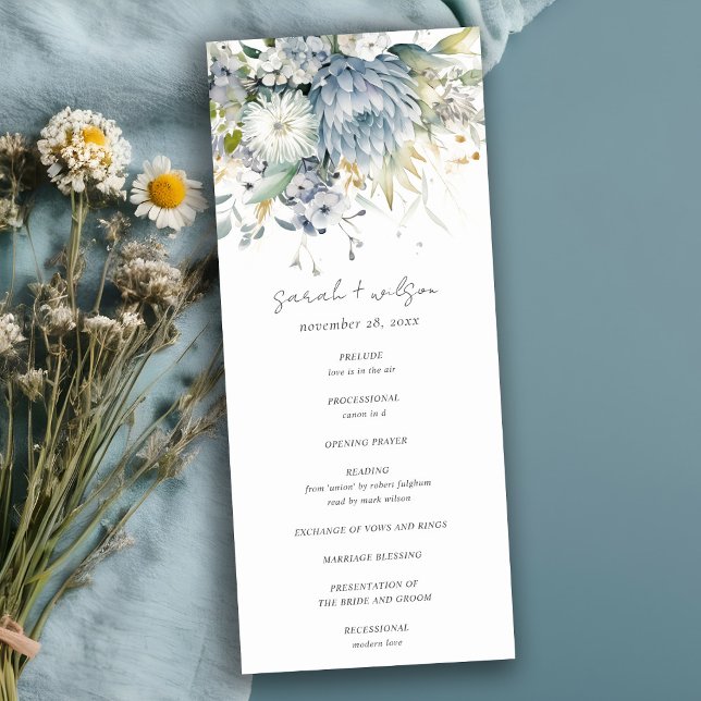 Programa de Bodas Florales Suculentas de Blue Gree (Subido por el creador)