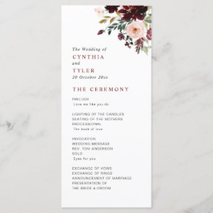 Programa de bodas floridas y ruidosas