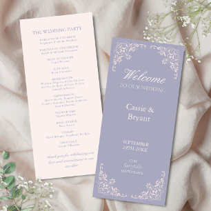 Programa de Bodas Fronterizas Elegantes de moda Li