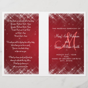 Programa de bodas glamuroso desata el rojo