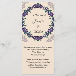 Programa de Bodas Grapevine Wreath