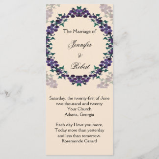 Programa de Bodas Grapevine Wreath
