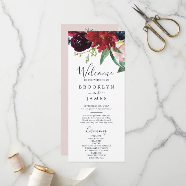 Programa de Bodas Jardín de Otoño (Anverso/Reverso In Situ)