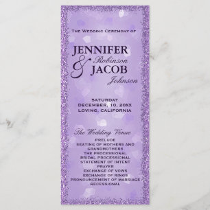 Programa de bodas LavenderLights