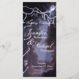 Programa de bodas Luces de árbol