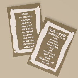 Programa de Bodas Marrones de los años noventa en