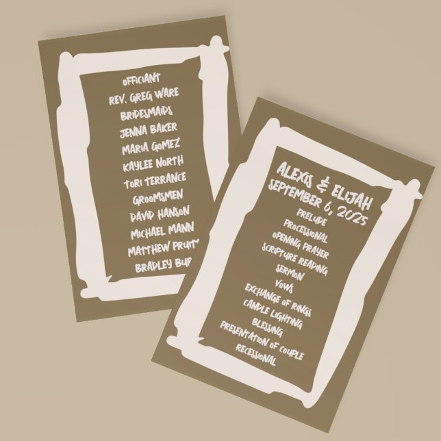 Programa de Bodas Marrones de los años noventa en  (Subido por el creador)