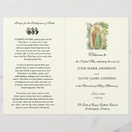 Programa de Bodas Masivas Latinas Católicas Floral