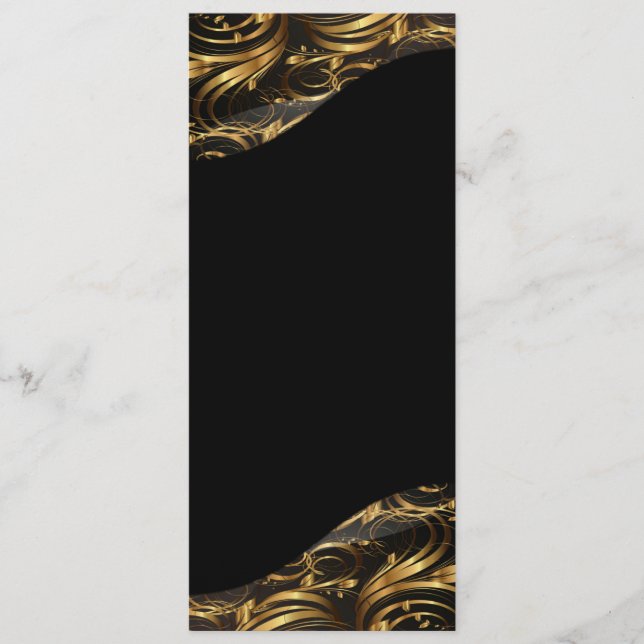 Programa de Bodas Modernas y Elegantes (Anverso)