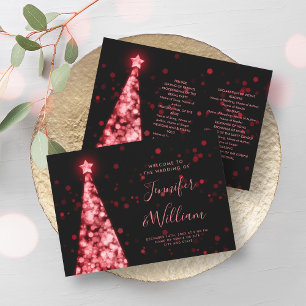Programa de Bodas Negras Rojas de Árbol de Navidad